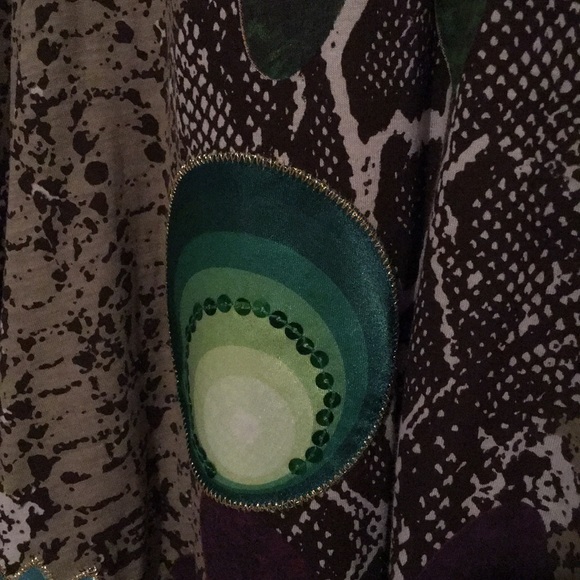 Desigual Midi Skirt (snake print) - Picture 2 of 6